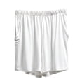 thumbnail image 2 of Jovati Sleep Shorts for Women, High Waist with Drawstring Closure, Modal Blend Fabric, Five Quarter Length, Relaxed Fit, Ventilated Loungewear, 2 of 6