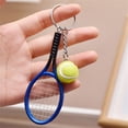 thumbnail image 1 of Amzcrzy A Chopper Mini Tennis Racket Keychain Simulated Mini Tennis Racket Keychain Sports Equipment Gift Dorm Room Essentials Home Improvement Birthday Gifts for Men Home Organization, 1 of 2