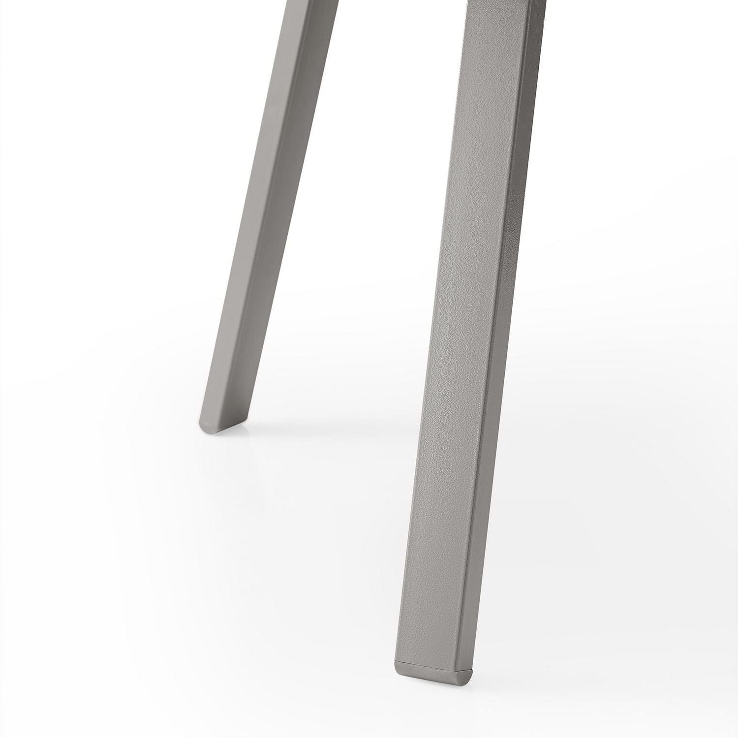 Songmics Home Sencillo Collection - Patio Table with Umbrella Hole, Faux Wood, Gray and Beige