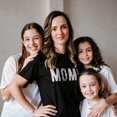 thumbnail image 3 of Womens Mom Of Three T Shirt Funny Mothers Day Cubed Math Adulting Graphic Tee (Heather Black) - L, 3 of 4