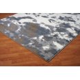 thumbnail image 3 of Ladole Rugs Brampton Super Soft Micro Polyester Area Rug Carpet in Grey-Ivory (5'3" x 7'6", 160cm x 230cm), 3 of 4
