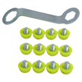 thumbnail image 4 of 12Pcs Football Boot Studs Soccer Studs 7mm 10mm Replacement Spikes Green 7mm+10mm, 4 of 9