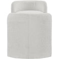 thumbnail image 3 of Meridian Furniture Peyton Cream Boucle Fabric Bench, 3 of 7