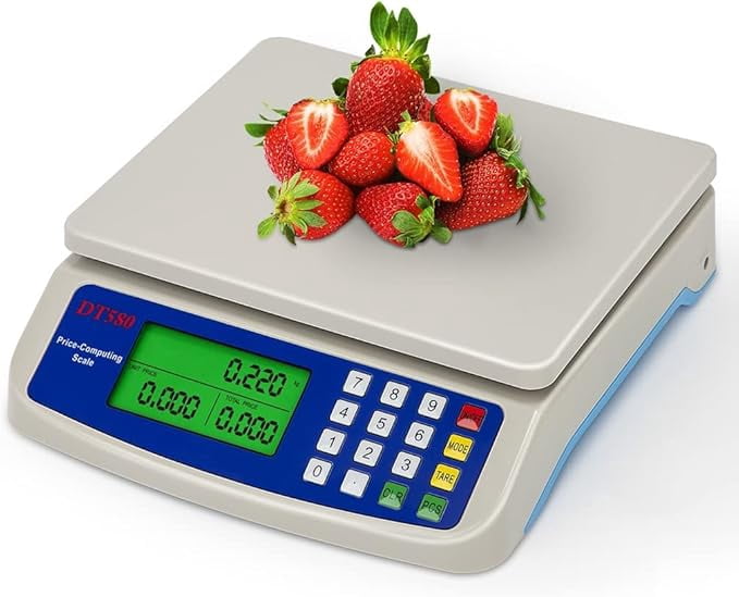 30kg/1g Digital Kitchen Weighing Scales LCD Digital Precision Scales Electronic Price Computing Commercial Shop