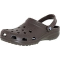 thumbnail image 1 of Crocs Men's Classic Chocolate Ankle-High Rubber Sandal - 7M, 1 of 3