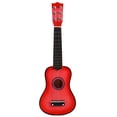thumbnail image 1 of HEALEEP 1Pack Pink Acoustic Guitar Sturdy Wood Design For Home Use, 1 of 8