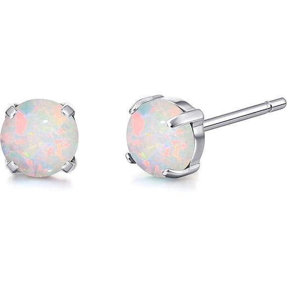 Limerencia Hypoallergenic G23 Titanium Earrings,Implant Grade Pure Titanium Studs,Suitable for Sensitive Ears with Birthstone Crystals CZ Simulated Diamonds