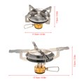 thumbnail image 4 of Lixada Ultralight Portable Outdoor Camping Gas Stove with Gas Tank Adapter Converter Hiking Backpacking Picnic Cooking Stove 3500W, 4 of 8