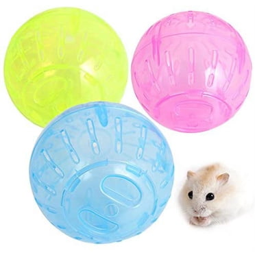 Balle d'Exercice pour Hamster, 3 Pcs Balle de Course pour Hamster Mini Course, 10cm