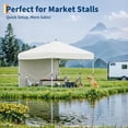 thumbnail image 2 of Eastvita Instant Pop-Up Canopy Tent with 4 Side Walls (White), 2 of 6