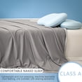 thumbnail image 4 of 59x79 inch Solid Color Air Conditioning Liang Quilt Summer Weighted Blanket Cooling Ice Blanket for Hot Sleepers Bedding Cooling Comforter Duvet Insert for Sofa, Bed, Picnic, Couch, Bed, 4 of 4