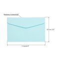 thumbnail image 2 of Unique Bargains Mini Envelopes, Storage Card Holder, Light Blue, 100 Count, 100 Pack, 2 of 6