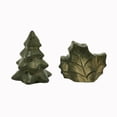 thumbnail image 2 of Holiday Time Cranberry Spice Collection Stoneware Tree& Leaf Salt and Pepper Shaker, 2 of 7
