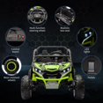 thumbnail image 4 of 24V 2-Seater Ride On UTV for Kids, Electric Off-Road Truck w/Remote Control, Lights, Music, Battery Powered Ride On Car for Boys Girls, 4 of 6