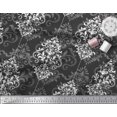 thumbnail image 3 of Soimoi Viscose Chiffon Fabric Filigree Damask Print Fabric by Yard 42 Inch Wide, 3 of 3