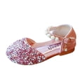 thumbnail image 2 of Pearl Bowknot Girls First Walking Sandals with Secure Flexible Sole Design for Early Toddler Development, 2 of 2