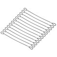 thumbnail image 1 of Unique Bargains 0.6Ft 2mm Dia Safety Cable Lock Steel Stage Lighting Security Wire Rope, Black 12 Pack, 1 of 6