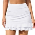 thumbnail image 2 of Kcodviy Swim Skirt for Women Breastfeeding Bathing Suit Bathing Suit Bottoms High Women Swimsuits Two Cute Plus Size Waisted Ruched Skirt Swimsuits with Built in Brief Skirt, 2 of 8