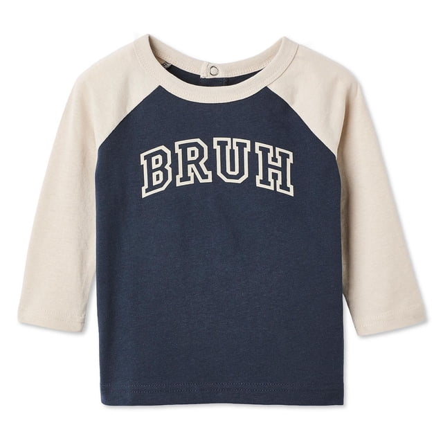 George Baby Boys' Long-Sleeve Raglan T-Shirt