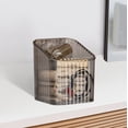 thumbnail image 4 of PRETXORVE Storage Organizer Wall Mounted Shower Rack Bathroom Shelf Transparent Adhesive Hanging Suitable for Bathroom Kitchen Cabinet Showe, 4 of 6