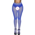 thumbnail image 1 of TIEVOSA Women Net Stockings with Diamond Net Stockings Fishnet Stockings Pantyhose（Blue）, 1 of 5