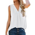 thumbnail image 4 of Women's Tank Tops V Neck Sleeveless Fitted Basic Tank Tops Womens Spring Cute Womens Tops, 4 of 4
