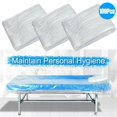 thumbnail image 3 of 100Pcs Disposable Bed Couch Pad Cover Plastic Massage Spa Salon Table Sheet 90*180Cm, 3 of 8
