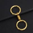 thumbnail image 1 of Aodebiao Porte-Clés à Double Anneau à Ressort, Porte-Clés Rétro Nordique à Double Anneau à Ressort avec Pince à Clé Détachable, Support de Porte-Clés Double en Alliage de Zinc, Accessoires de Porte-Clés en Forme de Ressort pour Diverses Clés, 1 of 5