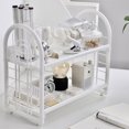 thumbnail image 4 of Tabletop Shelf Organizer, Desktop Storage Rack White  for Office for Home, 4 of 7