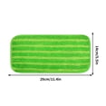 thumbnail image 2 of Washable Microfiber Mop Replacement Head | Fine Microfiber Cleaning Pad | Reusable Eco-Friendly Mop Mat | Fits Standard Mops | Dust and Allergy Resistant | Easy Care Machine Washable, 2 of 5
