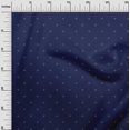thumbnail image 3 of oneOone Georgette Viscose Blue Fabric Asian Floral Sewing Craft Projects Fabric Prints By Yard 42 Inch Wide, 3 of 5