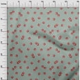 thumbnail image 2 of oneOone Cotton Silk Fabric Pomegranate Fruit Printed Fabric 1 Yard 42 Inch Wide, 2 of 4