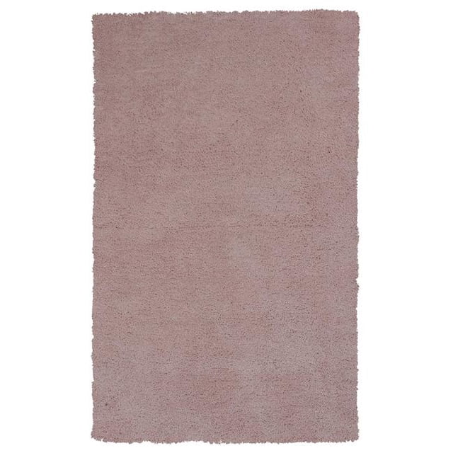 HomeRoots 352662 Tapis en Polyester Rose Pâle 5 x 7 Pi