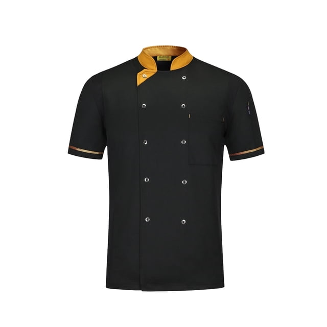 letairis Polyester Lavable en Machine et Durable - Tablier de Poche en Tissu Respirant Résistant à l'Usure Professionnel Confortable Noir XXL