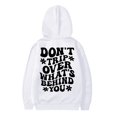 thumbnail image 5 of FAOWME Chandail à Capuchon pour Filles Manches Longues Sweat à Capuche Graphique Mignon Blanc 4-5 Ans, 5 of 5