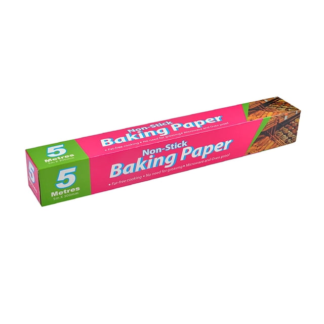 Papier Parchemin de Cuisson / Feuille Antiadhésive Allant au Four pour Cuisson, Rôtissage et BBQ / Rouleau de 200 g de Doublure Anti-Graisse et Résistante à la Chaleur pour la Cuisine à la Maison