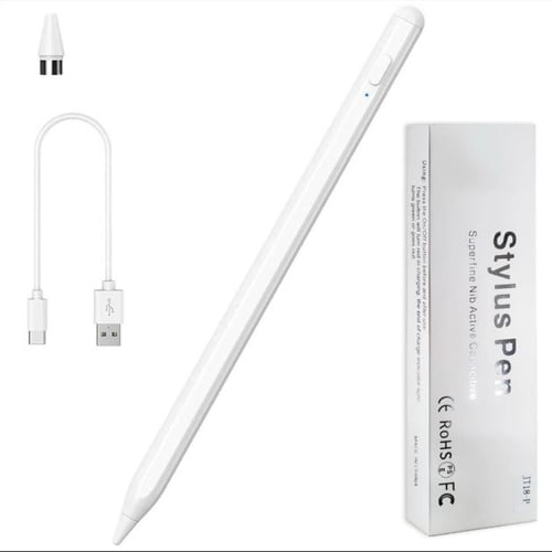 Stylo, Stylist Compatible pour Écrans Tactiles iOS/Android/Téléphones, Stylo Rechargeable avec Pointe Haute Précision, Stylo pour Tablette Apple/Android/Samsung