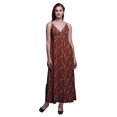 thumbnail image 1 of Bimba Bird Printed Adjustable Spaghetti Strap Long Maxi Dress Summer Beachwear-X-Large, 1 of 5