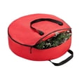 thumbnail image 1 of Home Textile Storage Christmas Organizer for Efficient Holiday Decoration Management with Handle Ornament Bag, 1 of 7