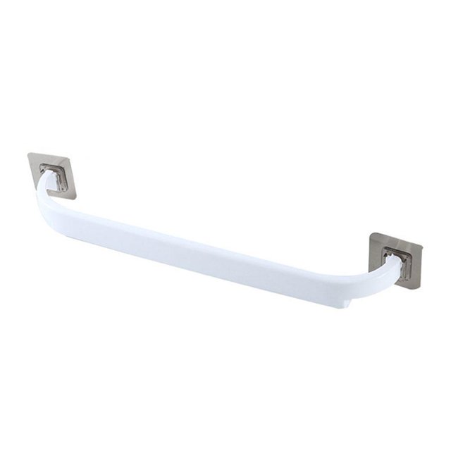 Adhesive Towel Rack Bathroom Towel Wall Mounted Hanger Holder Toilet J0I3