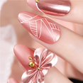thumbnail image 3 of 6pcs Manicure Cushion Magic Pen Long Lasting Solid Gold Magic Mirror Powder Mirror Powder Magic Air Cushion Pen with 6 Colors for Home Nail Lovers Beginners, 3 of 9
