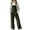 Dark Gray, variant on XZNGL Corduroy Overalls Women Vintage Wide Leg Bib Jumpsuit with Pockets Adjustable Strap Casual Fall Winter Workwear Romper Pants