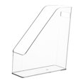 thumbnail image 4 of Clear Pet Magazine Holder Desk Organizer 9.8x3x10.6inch Folder Rack Organization, 4 of 8