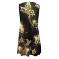 thumbnail image 4 of TJAZFJPA Robe de Maternité Bohème pour Femmes Élégante à Col Rond Robe Débardeur Robe Décontractée à Imprimé Floral Robe à Manches Bouffantes Robe de Maternité Blanche, 4 of 5