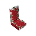 thumbnail image 2 of HOZADOIE Decorative Chairs Covers Christmas Dining Room Chair Covers Stretch Chair Slipcovers Protector Washable Kitchen Chair Cover for Dining Room Christmas Decor Holiday Party Chair Cover Red, 2 of 6
