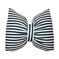 thumbnail image 1 of TIELUTT Handmade Striped Bow Pillow Bow Pillow Washable Car Neck Pillow Sofa Satin Pillowcase Standard Size Satin Pillows for Hair and Skin Silk Pillowcase Travel Size Stretchy Pillowcase Silk Pillow, 1 of 5