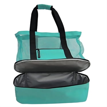 Sac de Plage Imperméable avec Compartiment pour Glacière - Sacs de Plage Imperméables et Anti-Sable pour Femmes, Sac de Piscine et Sac Fourre-Tout de Plage