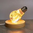 thumbnail image 2 of LED Light Base Wooden LED Display For Crystal Glass Art Illuminated Wooden Base Romantic Display For Crystal Glass, 2 of 5