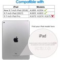 thumbnail image 2 of Étui pour Apple iPad (9,7 Pouces, Modèle 2018/2017, 6e/5e Génération), Couverture Intelligente Réveil/veille Automatique, 2 of 7