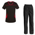 thumbnail image 1 of Women's Scrubs Set Scrub Top and Pants Scrubs Set, 1 of 3